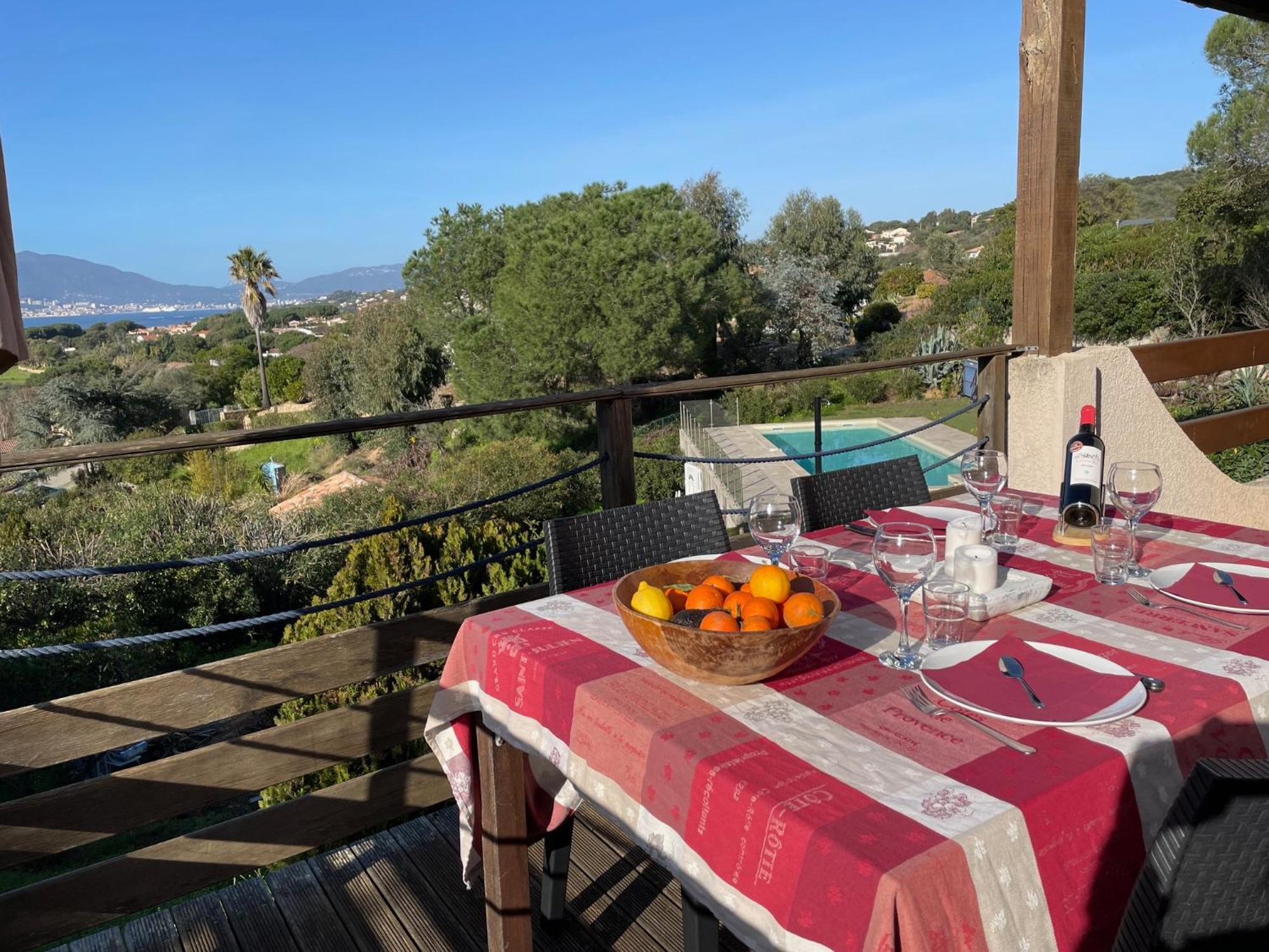 Corsicadream Arone Superbe Appartement Dans Villa, Vue Panoramique Mer, Piscine, Proche Porticcio Pietrosella Luaran gambar