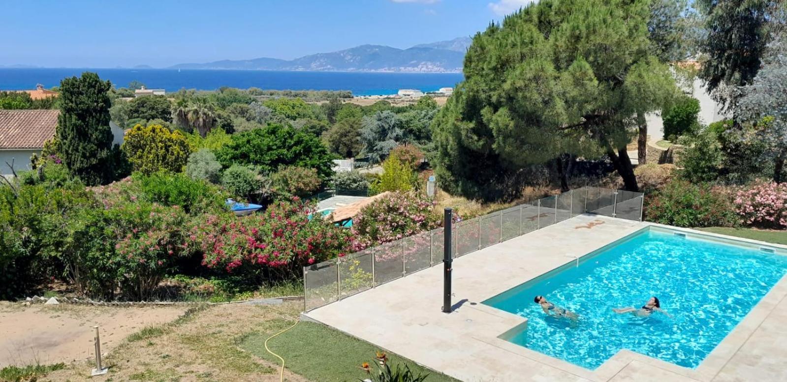 Corsicadream Arone Superbe Appartement Dans Villa, Vue Panoramique Mer, Piscine, Proche Porticcio Pietrosella Luaran gambar