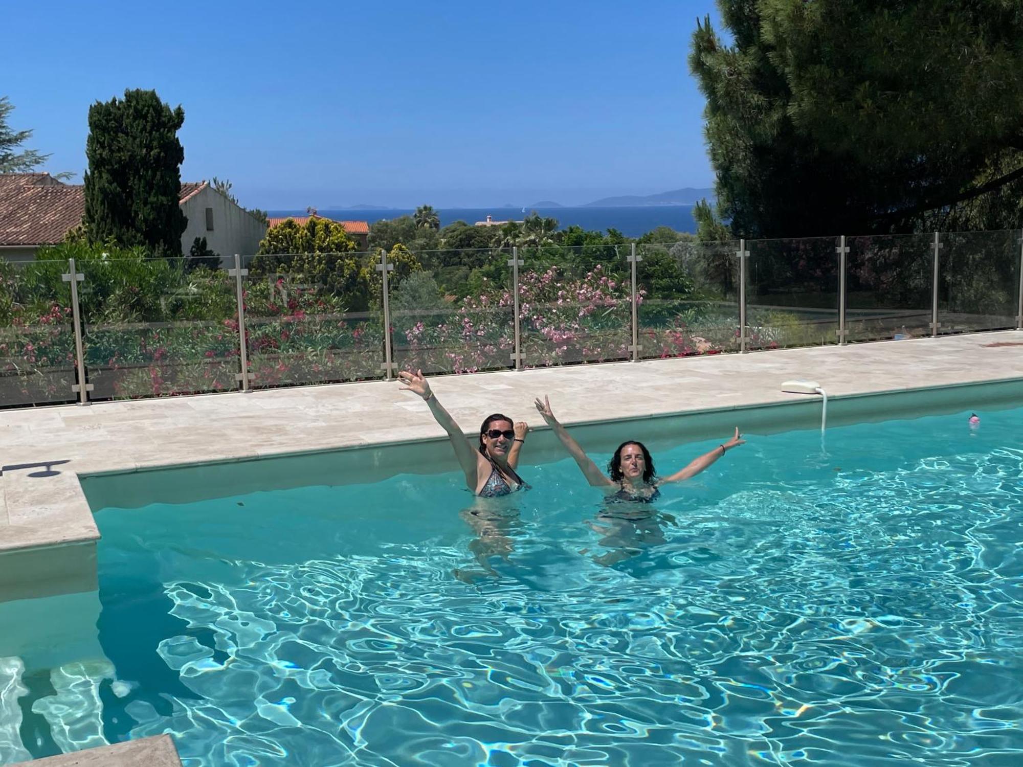 Corsicadream Arone Superbe Appartement Dans Villa, Vue Panoramique Mer, Piscine, Proche Porticcio Pietrosella Luaran gambar