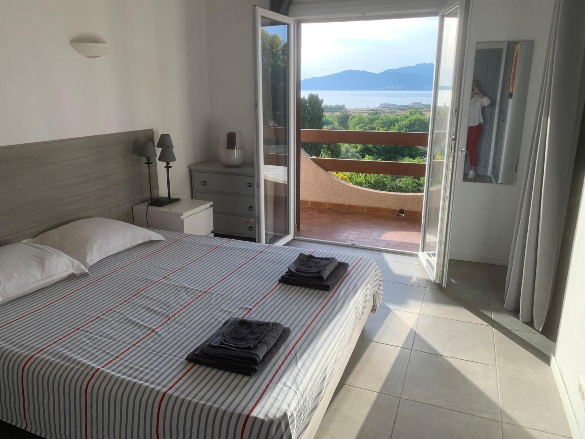 Corsicadream Arone Superbe Appartement Dans Villa, Vue Panoramique Mer, Piscine, Proche Porticcio Pietrosella Luaran gambar